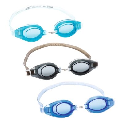 Bestway 21049 Plavecké okuliare JeunessePlavecké okuliare  Hydro Swim 21049 sú určené pre plavcov od 7 rokov. Technické dáta: - priezory z netrieštivého polykarbonátu s UV filtrom - povrchová úprava Anti Fog - silikónový pásik a nosná spojka - ľahko nastaviteľný silikónový pásik a nosná sponka - bočné plastové pracky pre reguláciu veľkosti pásku - komfortné silikónové rámčeky priezorov - materiály neobsahujú ftaláty. určené pre plavcov od 7 rokov3 farby