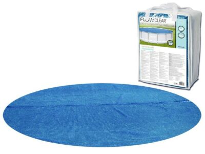 Bestway 58253 Solárna plachta Steel Pro 462 cmSolárna plachta pasuje do bazénov Steel Pro™ s priemerom až 488 cm. Jej hlavnou úlohou je plávať na hladine bazénu