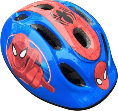 Cyklistická prilba Spiderman Stamp Size:S 52 - 56 cmŠportová prilba vo veľkosti S. Prilba je ľahká v zjednodušenom tvare takže ju možno prispôsobiť hlave dieťaťa. Prilba je potrebná pri všetkých športov ako cyklistika