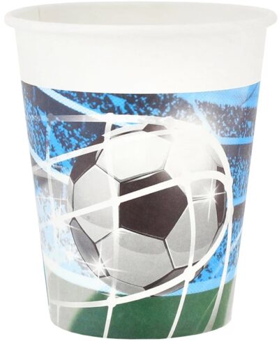 Poháre Futbal papierové 200ml / 8ksPapierové poháre sa hodia na detskú párty