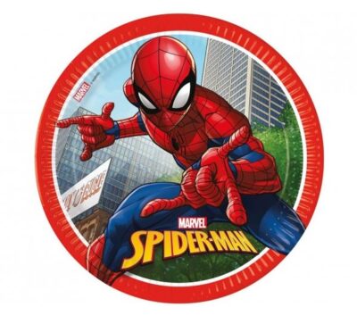 Taniere SpidermanPapierové taniere sa hodia na detskú párty
