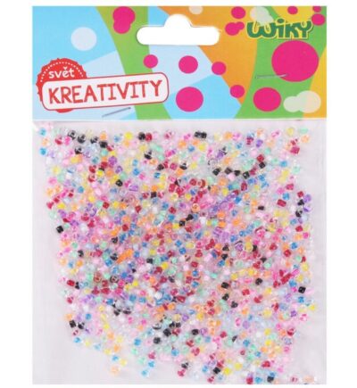 Koráliky farebné 30gKreatívne darček pre všetky malé parádnice. navliekacie koráliky zabaví vaše malé kreatívcov