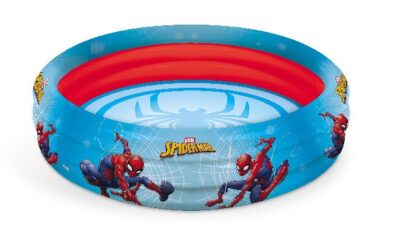 Mondo Bazén Spiderman 100 cmDetský dvojkomorový bazén Spiderman od talianskeho výrobcu Mondo je vhodný pre deti od 10 mesiacov. Bazén je vyhotovený s motívom postavičiek Spidermana. Detský bazén má priemer 100 cm. Je vyrobený z kvalitného gumeného materiálu