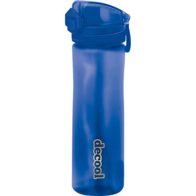 Fľaša na vodu plastová 520ml modrá520 ml modrá plastová fľaša na vodu bez BPA a ftalátov s tepelne utesneným vrchnákom (tesnenie bez odkvapkávania). Vhodné pre studených aj horúcich nápojov. Perfektná voľba do školy