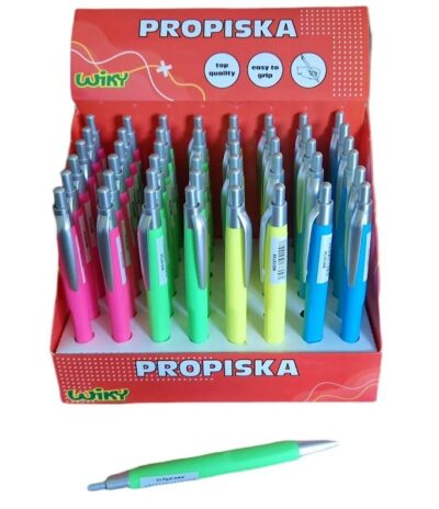 Guľôčkové pero v rôznych farbách