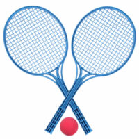 Soft tenis modrýSoft tenis patrí k obľúbenej letnej zábave. Nenáročná hra pre dvoch hráčov na dovolenku alebo na záhradu
