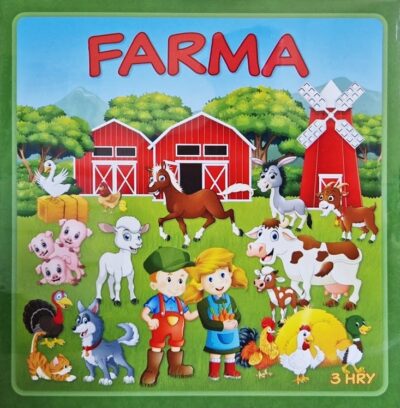 Spoločenská hra Farma 3-hrySúbor spoločenských hier pre malých aj veľkých. Typické hry