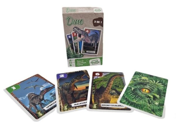 Karty Dino 2v1 Čierny PeterHra sa skladá z 25 nádherne ilustrovaných kariet s motívom hrdinov Liga spravodlivých