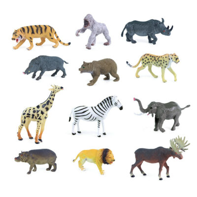 Zvieratá divoké 13-20cmVyber si svoje obľúbené divoké zviera! Môžeš vyberať z 12 druhov. Na výber : tiger