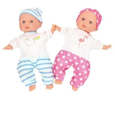 Bábika Nella 26 cmMalé bábätko v ružovom alebo modrom oblečení má mäkké telíčko a pevné ručičky a nohy. Veľkosť: 26 cmNa výber: modrá-chlapec