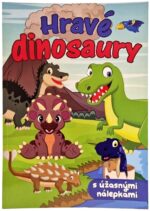 Hravé dinosaury omaľovánka s úžasnými nálepkamiÚžasná maľovánka so samolepkami. Počet strán: 32Väzba: brožovanáJazyk: SK Slovenský jazyk