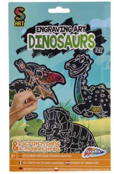 Kreatívna sada magnetky Dinosaurus5 rôznych dizajnov Dinosaurov po 2ks
