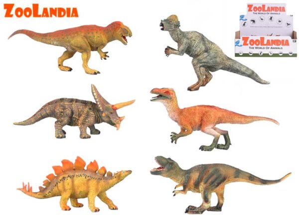Zoolandia Dinosaurus 20-25cm / 6 druhovSpoznávajte zvieratká
