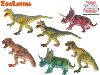 Zoolandia Dinosaurus 20-30cm/3druhy 2farbySpoznávajte zvieratká