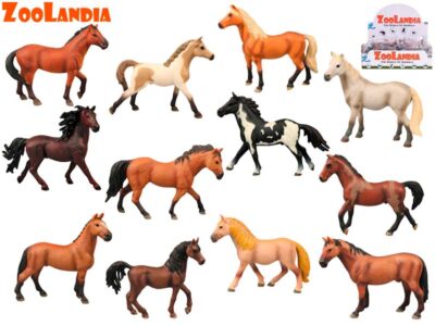 Kôň 14cm/12druhovPostavičku koňa si obľúbi každý milovník týchto prekrásnych zvierat. Každého milovníka zaručene poteší unikátna figúrka koníka. Figúrka môže slúžiť ako výstavný kúsok alebo ako hračka pre deti. Doplňte ho na svoju farmu
