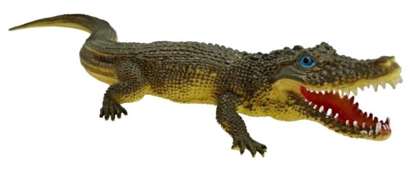 Krokodíl 30cmDopľňte si svoju ZOO o nové zvieratká z divočiny. Rozmer: cca.30 cmVek: 3+Materiál: plast / guma