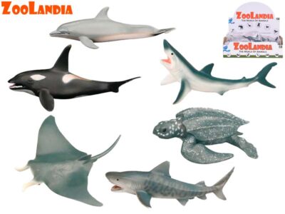 Zoolandia Morské zvieratká 9-15cm/6druhovZostav si svoje vlastné akvárium s plastovými figúrkami z kolekcie Zoolandia