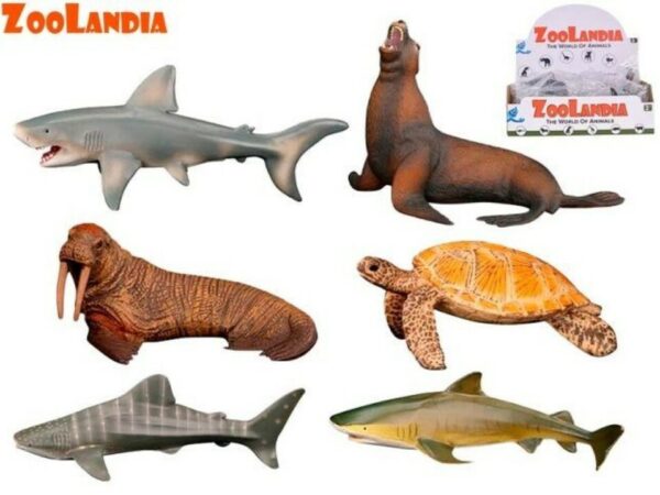 Zoolandia Morské zvieratká 9-15cm/6druhovZostav si svoje vlastné akvárium s plastovými figúrkami z kolekcie Zoolandia