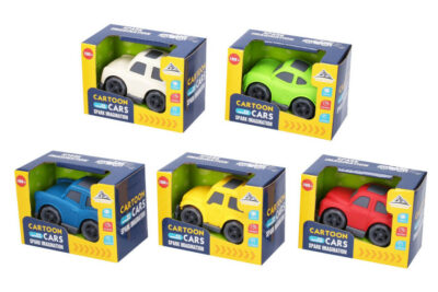 Cartoon CarsRoztomilé farebné autíčko pre najmenších 9 cm Farebné autoVeľkosť 9 cm
