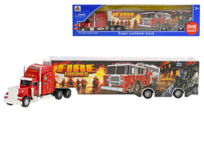 Kamión hasiči 36 cmParádny kamión nesmie chýbať v tvojej zbierke klasických autíčok! Model kamiónu je vyrobený z plastu. Model je dlhý 36 cm a jazdí na voľný chod.  Veľkosť : 36 cm
