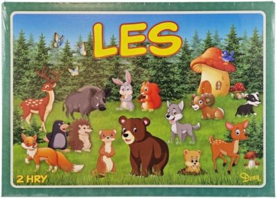 Spoločenská hra Les Spoločenská hra LES je určená pre 2 - 6 hráčov starších ako 5 rokov. Súčasťou hry sú pestré žetóny so zvieratkami