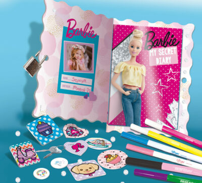 Barbie Tajný denník s dekoráciamiTento denníček čaká iba na to
