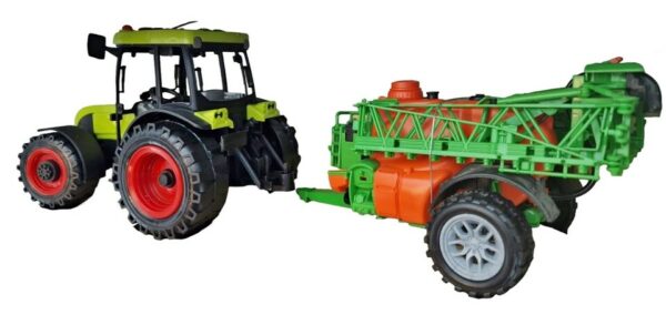 Poľnohospodársky traktor s prívesom