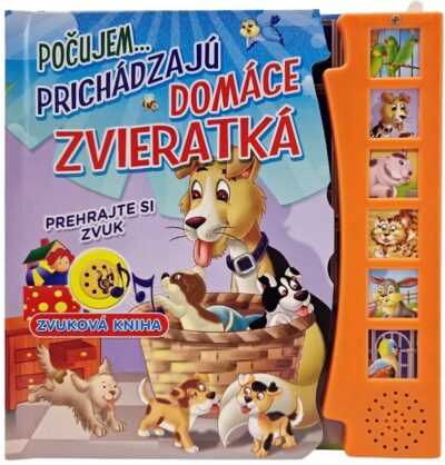 Počujem...prichádzajú domáce zvieratkáZvuková interaktívna knižka s motívmi veselých domácich zvieratiek a ich príbehmi. Počet strán: 12Zvukové efektyVäzba: tvrdáJazyk :slovenský