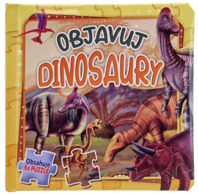 Objavuj dinosaury Detská knižka s príbhehom dinosaurov. Obsahuje 6x puzzle. Väzba: tvrdáEAN: 9788084444569Jazyk: slovenský