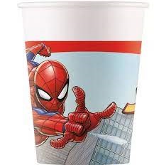 Poháre Spider-ManPapierové poháre sa hodia na detskú párty