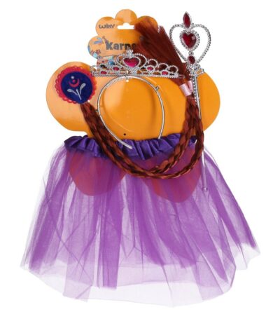 Karneval PrinceznáKarnevalová súprava princezná fialová  Obsahuje: sukňu