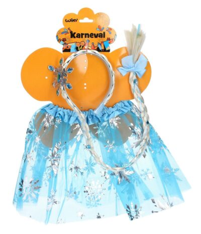 Set karneval princezná modrá 30 cmSet karneval - princezná modrá. Obsahuje sukienku