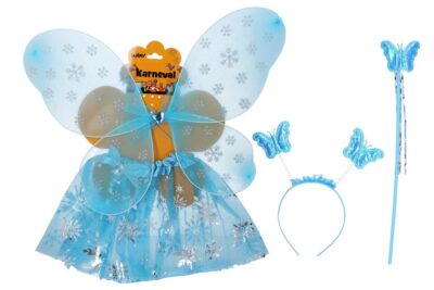 Karnevalová súprava modrá víla 52 cmSúprava karneval - víla modrá. Obsahuje krídla