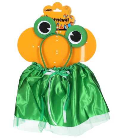 Žaba kostýmKarnevalová súprava žaba. Obsahuje: sukňu