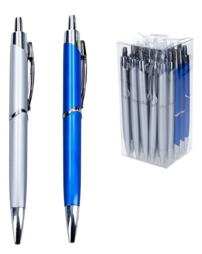 Štýlové pero s modrou tuhou 1 mmnevyhnutný pomocník pri písaní v škole aj doma. Šírka stopy 1 mm - modrá tuhaDva farebné varianty telaV prípade balenia obsah: 30 ksUvedená cena za 1 ks pera