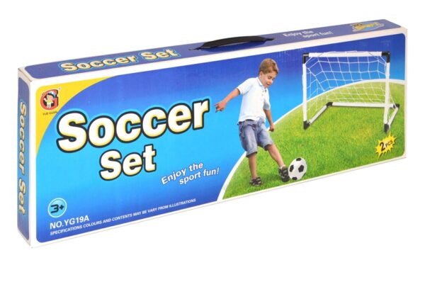 Futbalové bránkyPlastové futbalové bránky ktoré sa dajú rýchlo a ľahko zložiť. Umožňujú deťom zahrať si futbal kdekoľvek sa nachádzate. Balenie obsahuje: Futbalové bránky 2xRozmery bránky:  29x61x40 cm