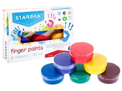 Farby na telo / ruky / prsty / 6 farieb 40 mlVýhody produktu: Sada kvalitných prstových farieb v 6 farbách z kolekcie Starpak. Farby sú uzavreté v pohodlných