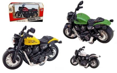 Motorka kovová 10 cmIdeálna hračka pre malého milovníka motocyklov. Motorka je 10 x 7 x 5
