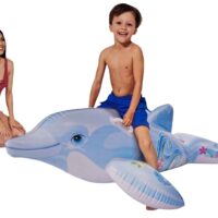 Intex 58535 nafukovací delfín 175 x 66 cmNafukovacia hračka vhodná ako do bazéna