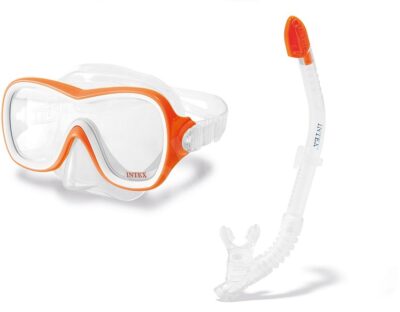 Intex 55647 Potápačské okuliare + šnorchel  Wawe RizerPotápačský set Intex Wave Rizer umožní deťom užiť si veľa zábavy v bazéne aj pri mori. Set obsahuje potápačské okuliare a šnorchel