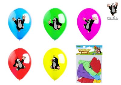 Nafukovacie balóny Krtko 10ksBalóny sa používajú ako dekorácie na rôznych detských karnevaloch