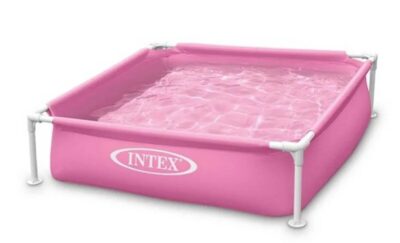 Intex 57172 Mini bazén s rámom 122x122x30cmPerfektný bazén pre vaše deti! Využijú horúce letné dni na zábavu s nohami vo vode. Rúrkový bazén Pink square