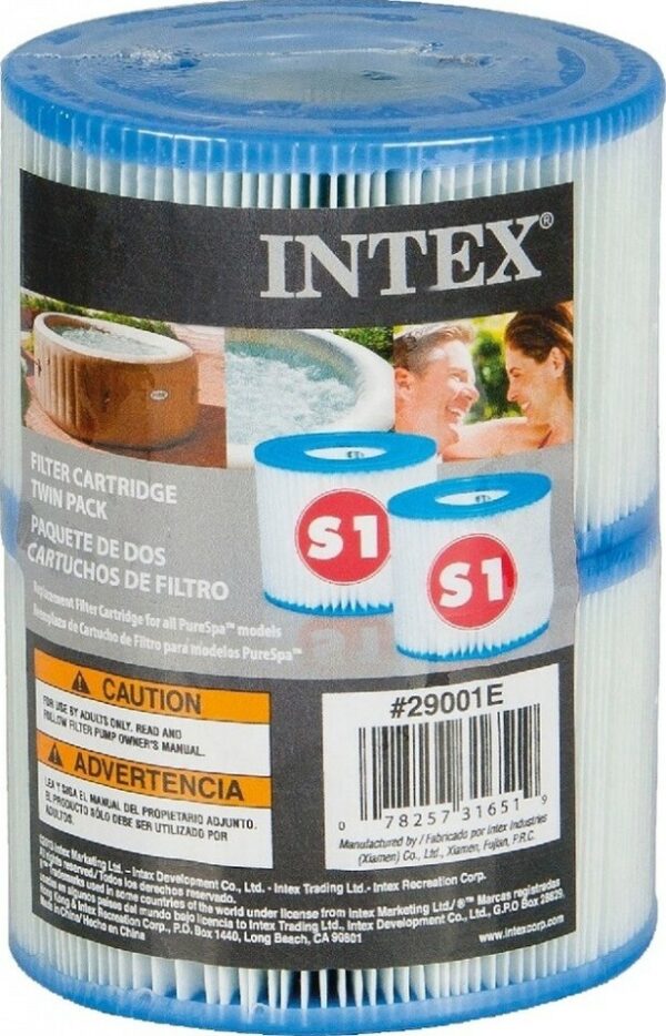 INTEX Whirlpool filtračná kartuša typ S1 129001Pre všetky vírivky INTEX série Pure Spa. Filtračné kartuše INTEX DACRON filtrujú každé znečistenie z Vašej vody