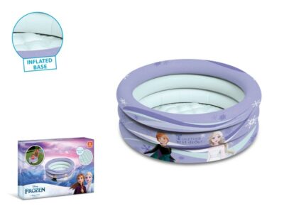 Mondo 16917 Bazén Frozen 60cm Mondo detský trojkomorový bazén Frozen od talianskeho výrobcu pre dievčatá od 10 mesiacov. Detský bazén má priemer 60 cm. Je vyrobený z kvalitného gumeného materiálu