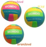 Volejbalová lopta Mondo Beach Volley no.5Pestrofarebná kvalitná volejbalová lopta je šitá