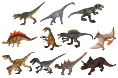 Zvieratka dinosaurusDoplňte si svoju zbierku dinosaurov. Spoznávajte rôzné druhy týchto pravekých zvierat. Rôzné druhy na výberVeľkosť: cca 17 x 8 cm od druhu Materiál: tvrdý plast V prípade záujmu o celé balenie