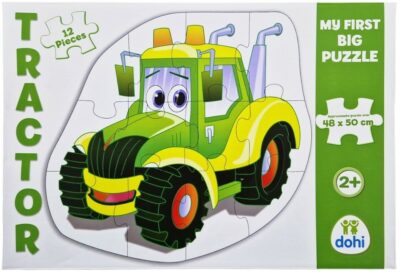 Dohány Maxi Puzzle Traktor 12ksVeľké puzzle s obrázkami pomáhajú rozvíjať detskú motoriku a logické myslenie. Navyše sa s nimi deti určite radi zoznámia a užijú veľa zábavy. Poskladaj ich tak