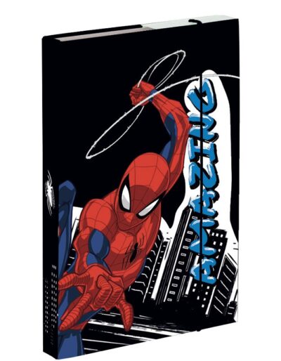 Box na zošity A5 SpidermanŠkolský box na zošity