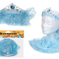 Set karneval čelenka so závojom modráČelenka pre malé princezné so závojom. Čelenka je vhodná aj ako karnevalový doplnok. Farba modráDĺžka závoja je 90 cm
