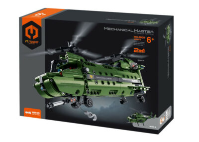 Stavebnica vrtuľník 2v1Zostavte si dva rôzne modely vojenského vrtuľníka. Stavanie pomocou malých dielikov rozvíja manuálnu zručnosť